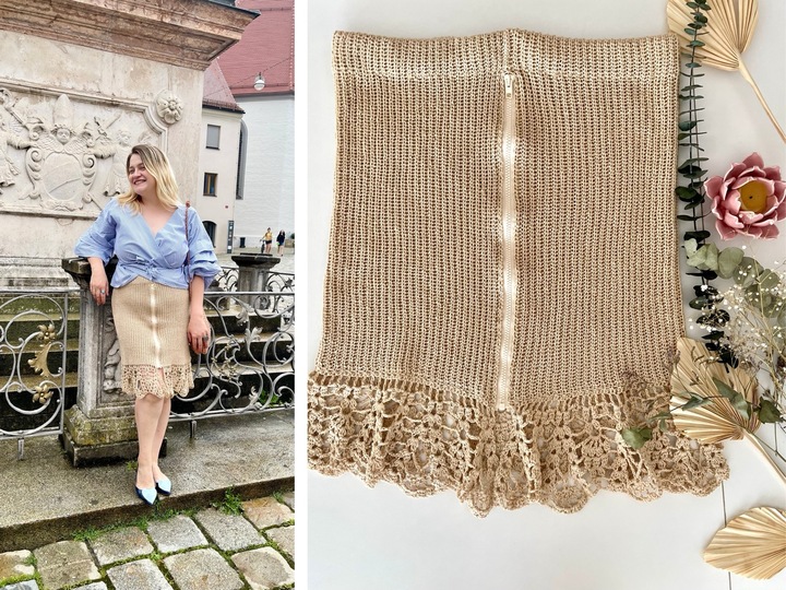 Häkelanleitung: Rock "Amerie", Alle Größen, made-to-measure