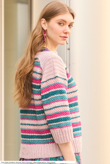 Pulli im Flechtmuster