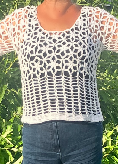 Shirt :  Sternenhimmel – 2 Modelle Häkelanleitung