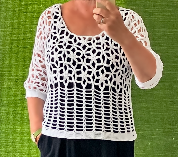Shirt :  Sternenhimmel – 2 Modelle Häkelanleitung
