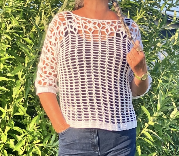 Shirt :  Sternenhimmel – 2 Modelle Häkelanleitung