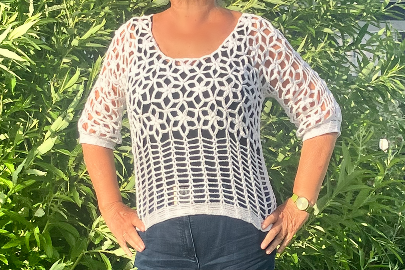 Shirt :  Sternenhimmel – 2 Modelle Häkelanleitung