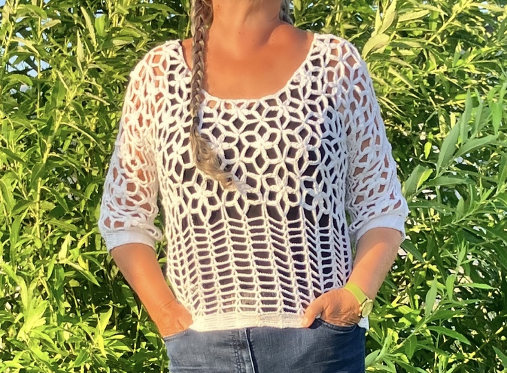 Shirt :  Sternenhimmel – 2 Modelle Häkelanleitung