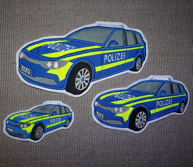 Stickdatei - Polizeiauto Polizei