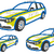 Stickdatei - Polizeiauto Polizei
