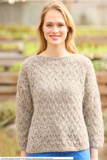 Pulli mit Ajourmuster