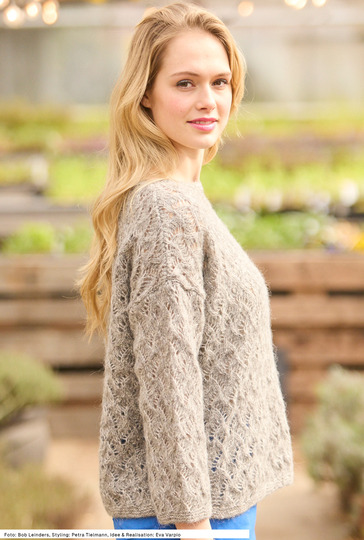 Pulli mit Ajourmuster