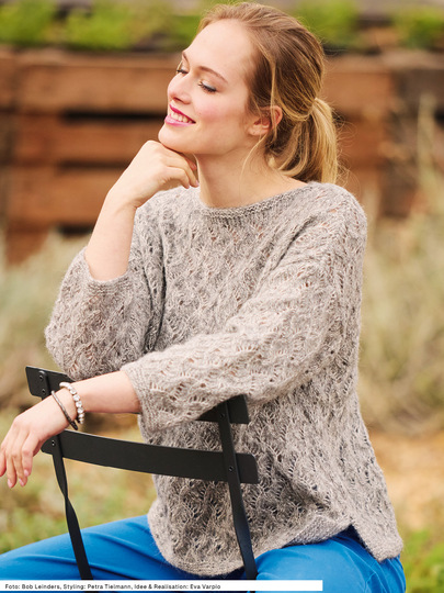 Pulli mit Ajourmuster