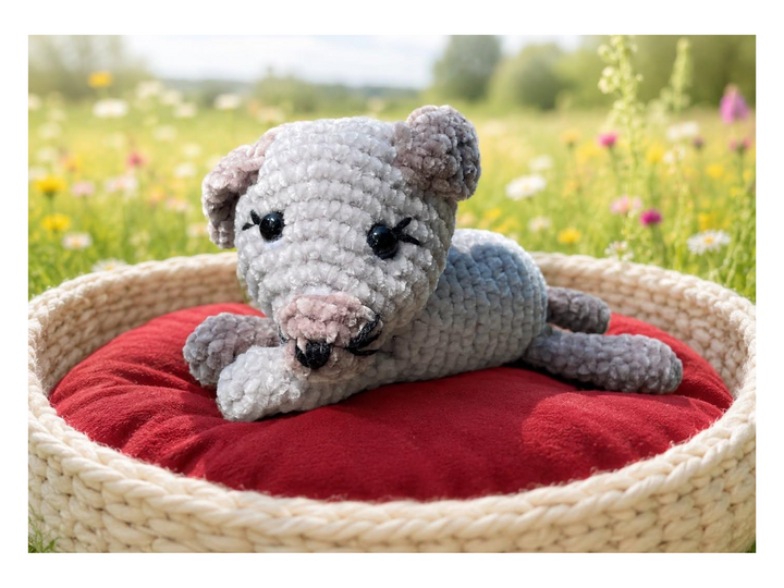 Milo Häkelwelpe PDF – Amigurumi Hund Anleitung (DE/EN)