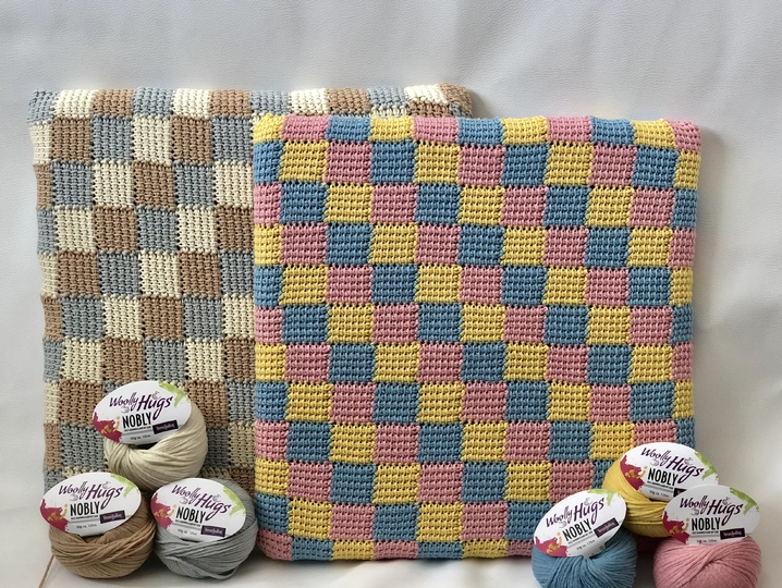 Stuhlauflage Entrelac