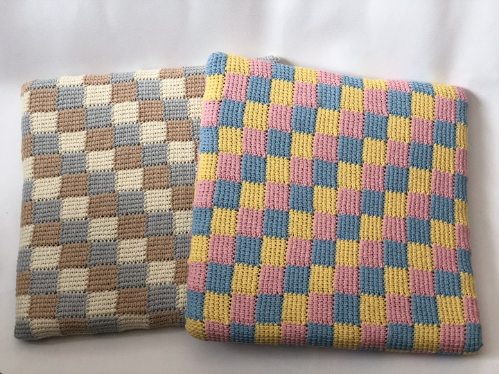 Stuhlauflage Entrelac