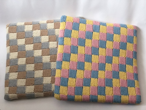 Stuhlauflage Entrelac
