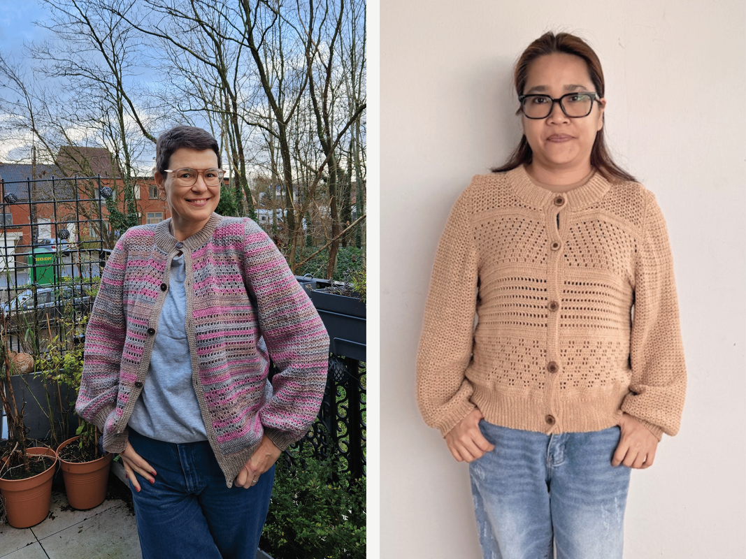Crochet pattern: Cardigan / jacket "Eloise", all sizes, XS-5XL - Image 3