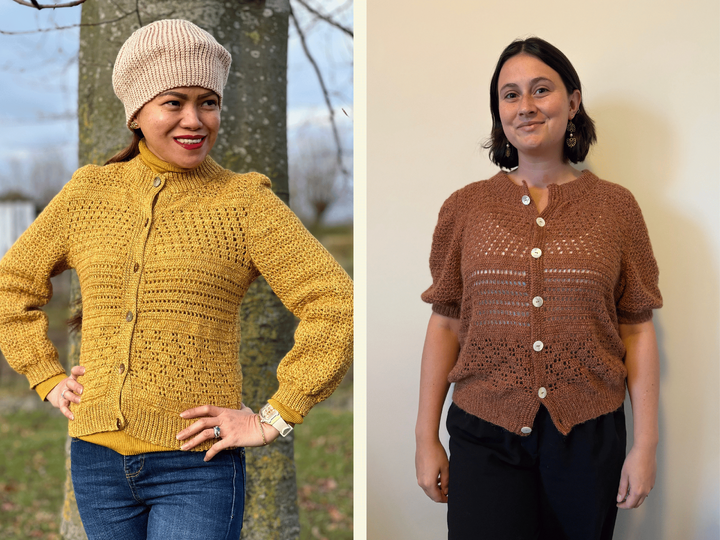 Häkelanleitung: Cardigan / Strickjacke "Eloise", alle Größen XS-5XL
