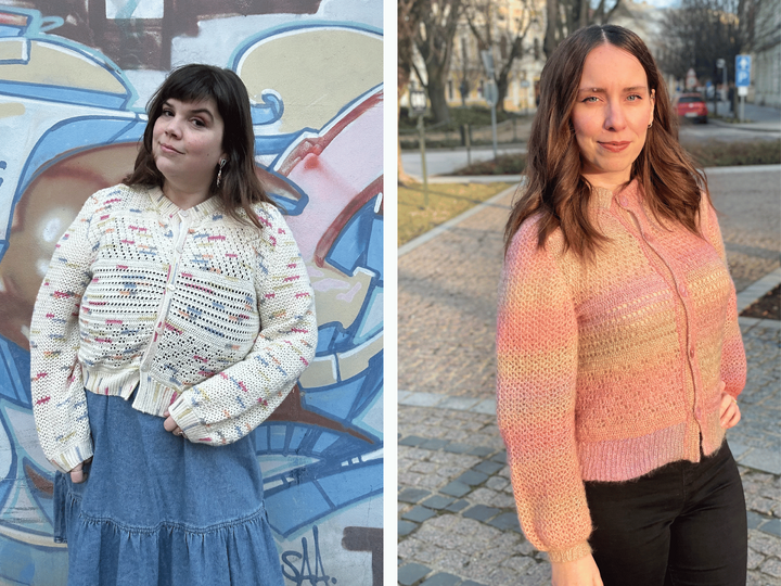 Häkelanleitung: Cardigan / Strickjacke "Eloise", alle Größen XS-5XL