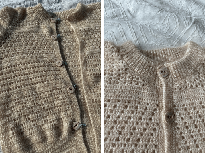 Häkelanleitung: Cardigan / Strickjacke "Eloise", alle Größen XS-5XL