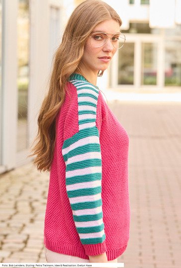 Pulli mit Sattelschulter