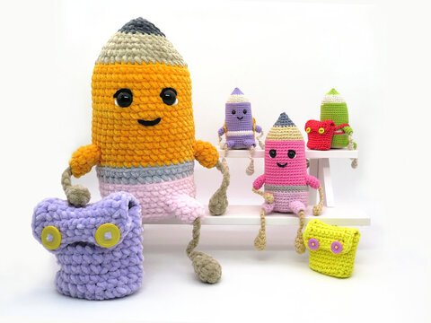 Little Pencil Buddy - Crochet Pattern