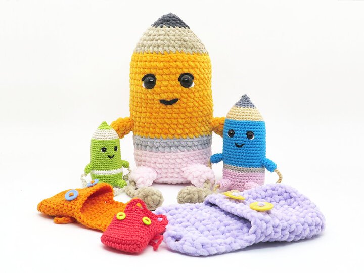Little Pencil Buddy - Crochet Pattern