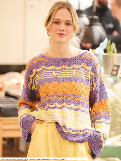 Pulli mit Musterfolge
