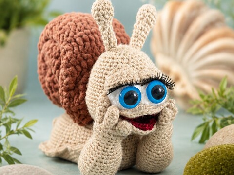 Häkelanleitung für meine Schnecke "Tina Turbo"