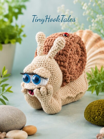 Häkelanleitung für meine Schnecke "Tina Turbo"
