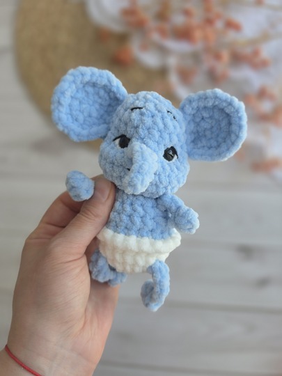 Momo the Baby Elephant – Crochet Pattern | Amigurumi | Beginner | PDF