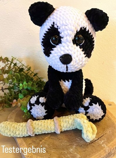 Panda häkeln PDF Anleitung Deutsch | Paul Panda Amigurumi