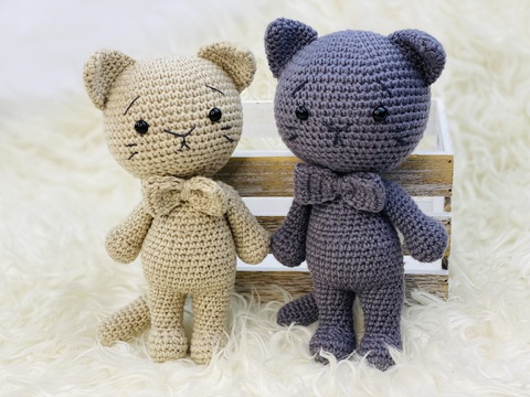 Crochet Cat Pattern , Amigurumi Kitten Pattern
