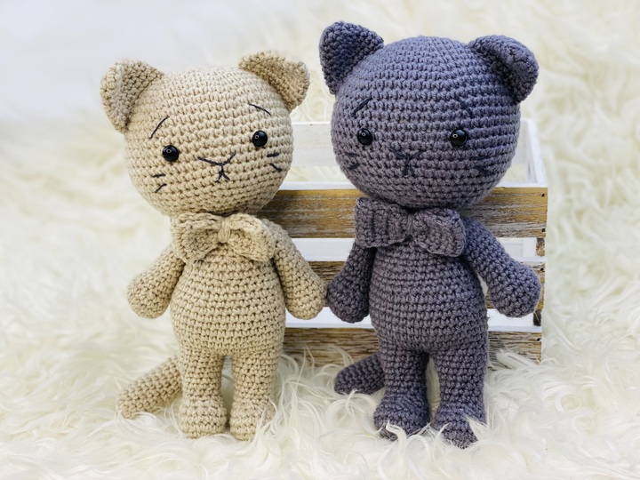 Crochet Cat Pattern , Amigurumi Kitten Pattern