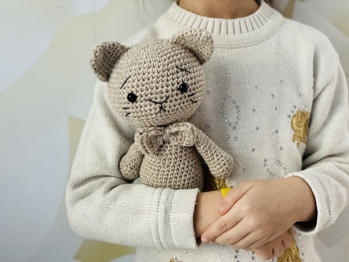 Crochet Cat Pattern , Amigurumi Kitten Pattern