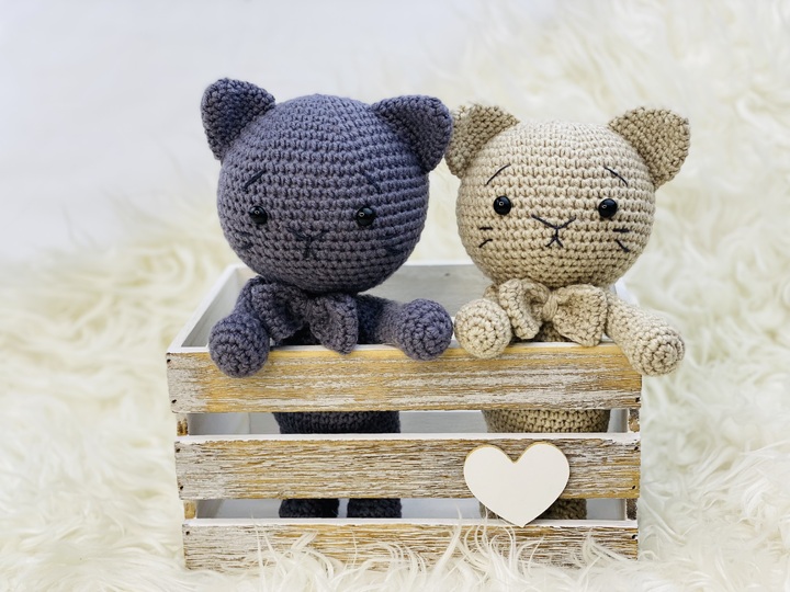Crochet Cat Pattern , Amigurumi Kitten Pattern