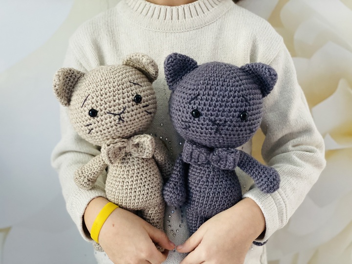 Crochet Cat Pattern , Amigurumi Kitten Pattern