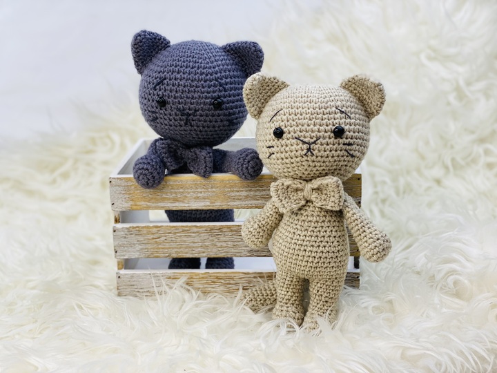 Häkelanleitung Süße Katze , Amigurumi Katze Häkeln