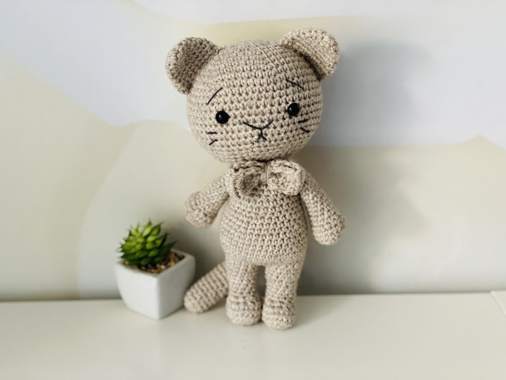 Häkelanleitung Süße Katze , Amigurumi Katze Häkeln