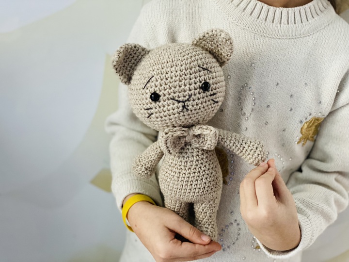 Häkelanleitung Süße Katze , Amigurumi Katze Häkeln