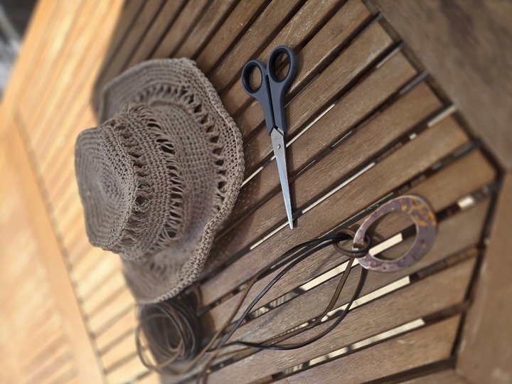 Häkelanleitung Sommerhut "Sun-Set" – Raffia & Baumwolle