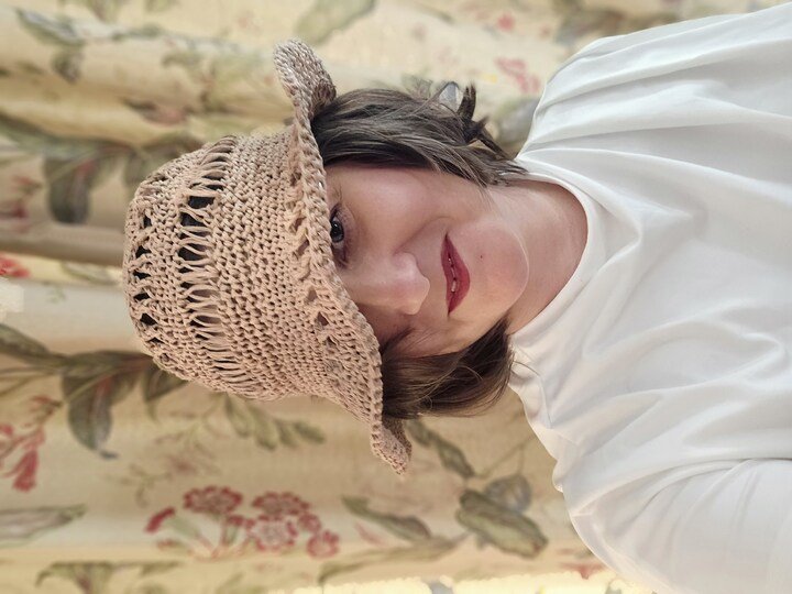 Häkelanleitung Sommerhut "Sun-Set" – Raffia & Baumwolle