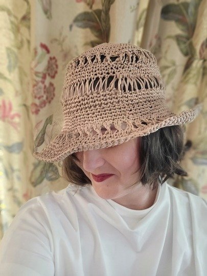 Häkelanleitung Sommerhut "Sun-Set" – Raffia & Baumwolle
