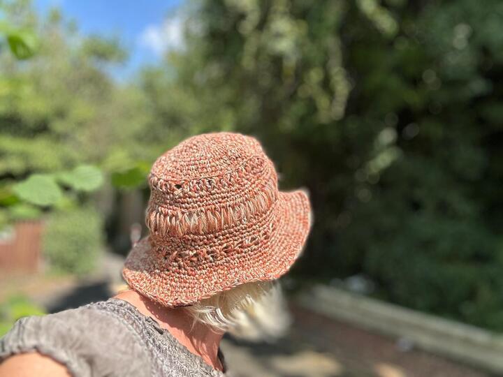 Häkelanleitung Sommerhut "Sun-Set" – Raffia & Baumwolle