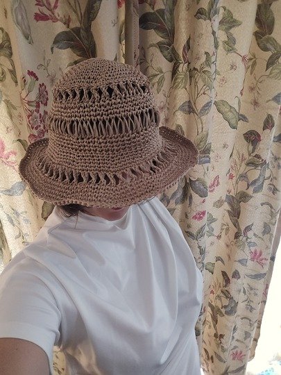 Häkelanleitung Sommerhut "Sun-Set" – Raffia & Baumwolle