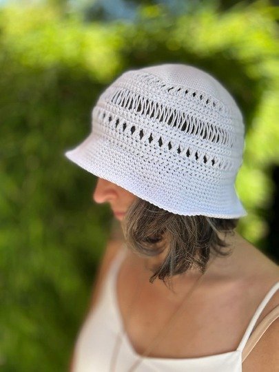 Häkelanleitung Sommerhut "Sun-Set" – Raffia & Baumwolle