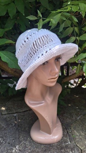 Häkelanleitung Sommerhut "Sun-Set" – Raffia & Baumwolle