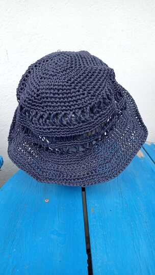 Häkelanleitung Sommerhut "Sun-Set" – Raffia & Baumwolle