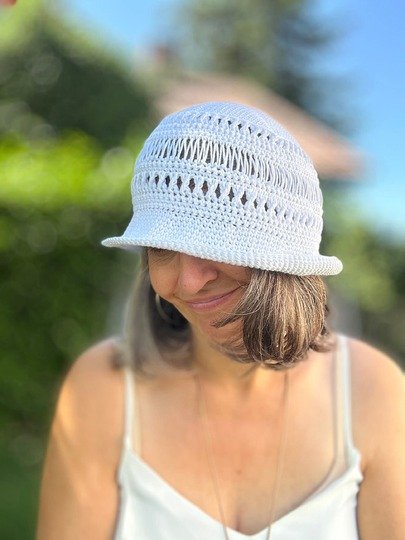 Häkelanleitung Sommerhut "Sun-Set" – Raffia & Baumwolle