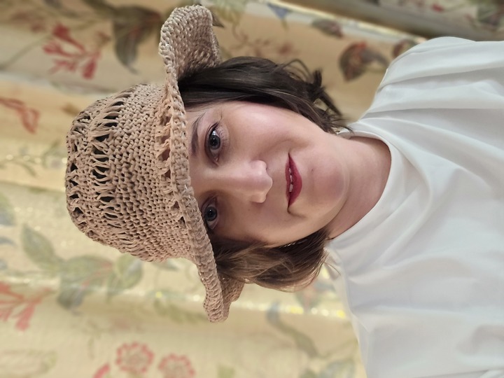 Häkelanleitung Sommerhut „Sunset“ – luftiger Sonnenhut aus Raffia &