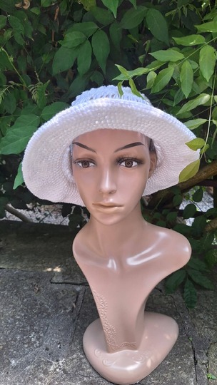 Häkelanleitung Sommerhut „Sunset“ – luftiger Sonnenhut aus Raffia &