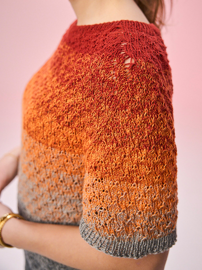 MODELL INGVILD … MIT SATTELSCHULTER, gestrickt
