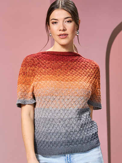 MODELL INGVILD … MIT SATTELSCHULTER, gestrickt