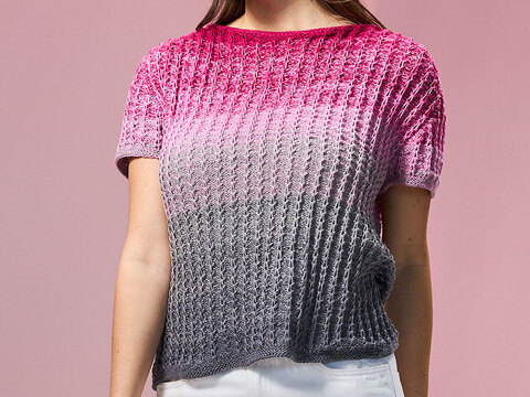 PULLI ISABELLE  … MIT SATTELSCHULTER, gestrickt